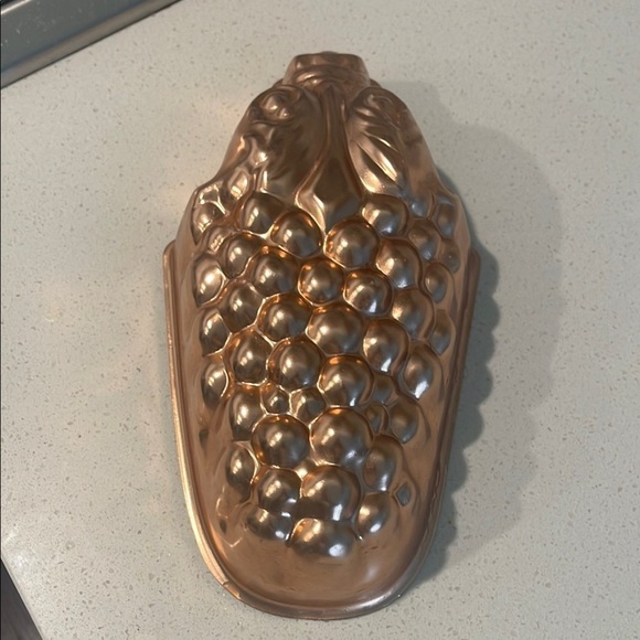 Other - Copper Textured Leaf Decor Accent with Organic Form